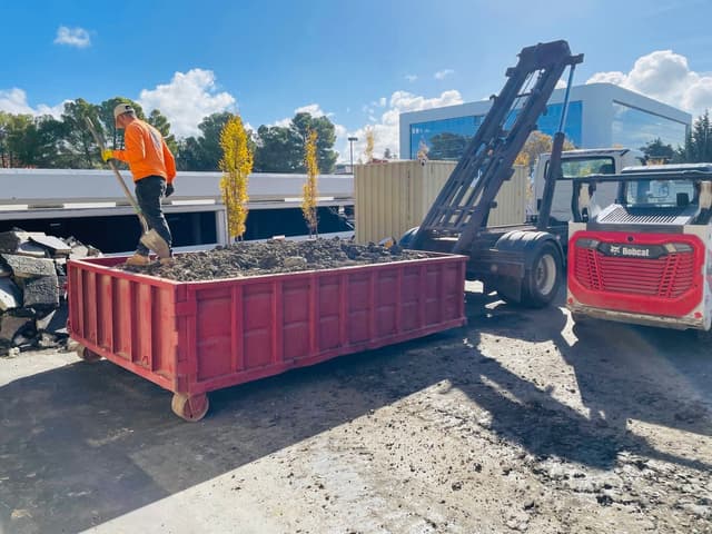 Roofing dumpster rental